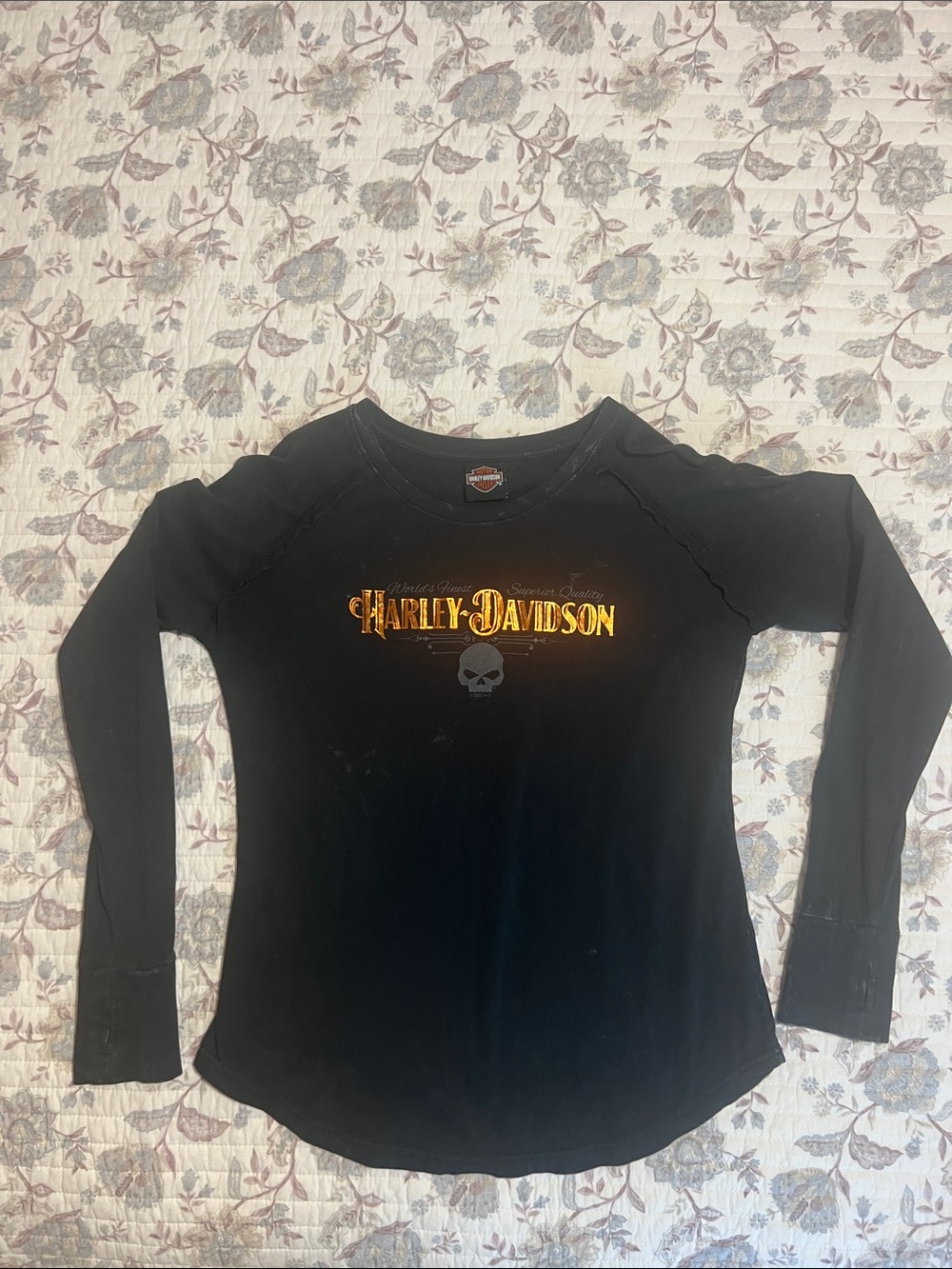 Harley-Davidson Distressed Long Sleeve Tee